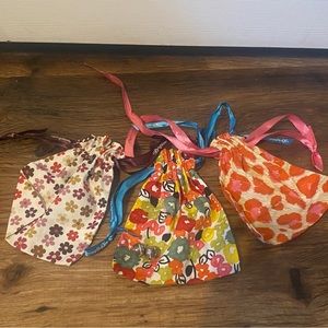 🔥3 for $10🔥 Three Brighton Jewelry Pouches & Two Slides for Bracelet “A” and “S”